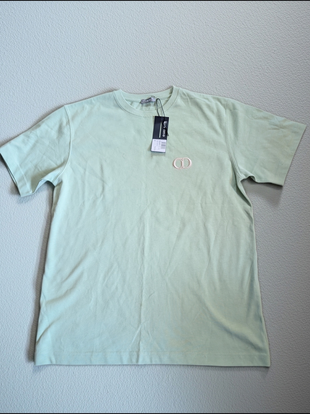Authentic Dior Men’s Crewneck T-Shirt in Mint Green Size Medium - Picture 8 of 9